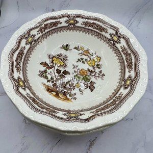 Antique Mason’s Patent Ironstone “Manchu Brown" England Set Of 6 Serving Bowls